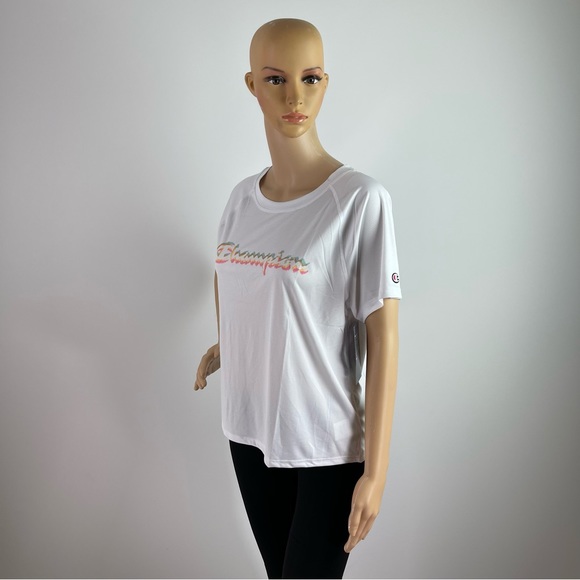 champion White Multicolor Active Tee - Picture 4 of 8